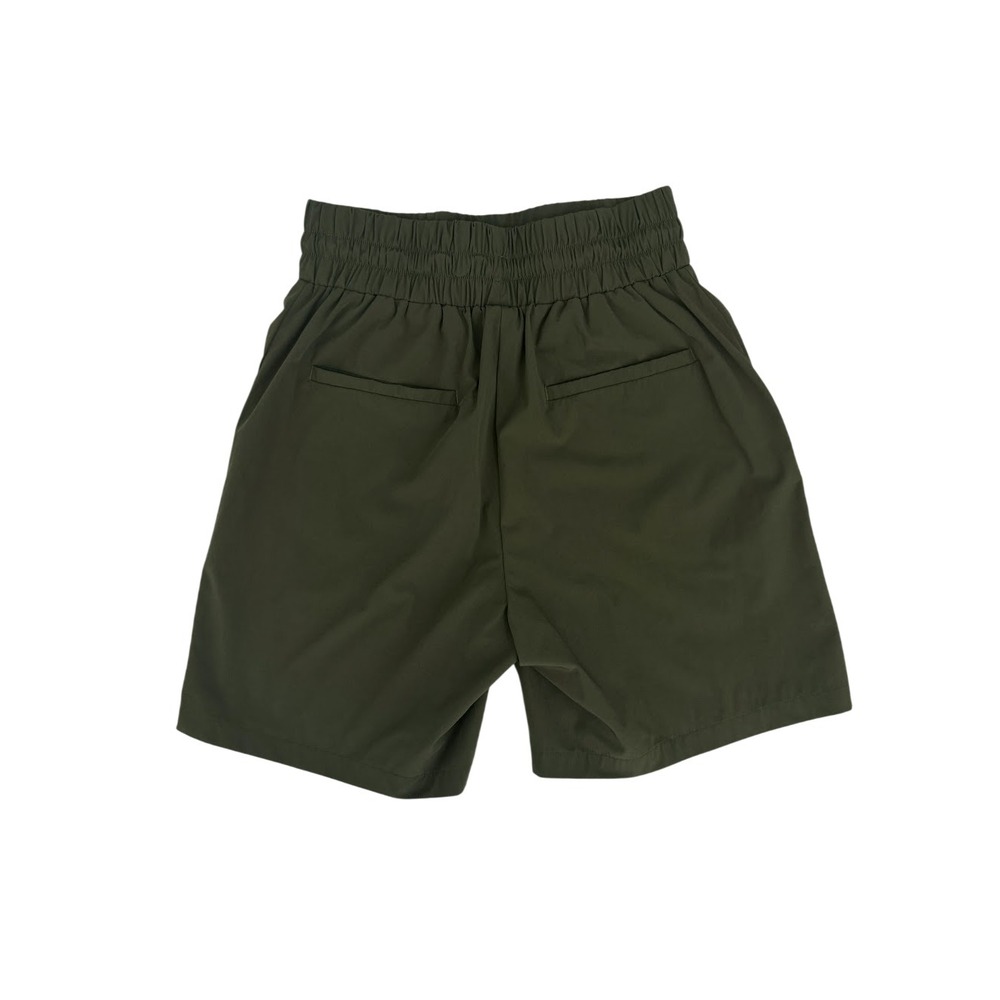 Halara Women's Olive Green High Waisted Adjustable Drawcord Hiking Shorts Size M - Picture 3 of 10